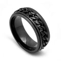 Men's Accessories Rotatable Chain Gear Titanium Steel Rings