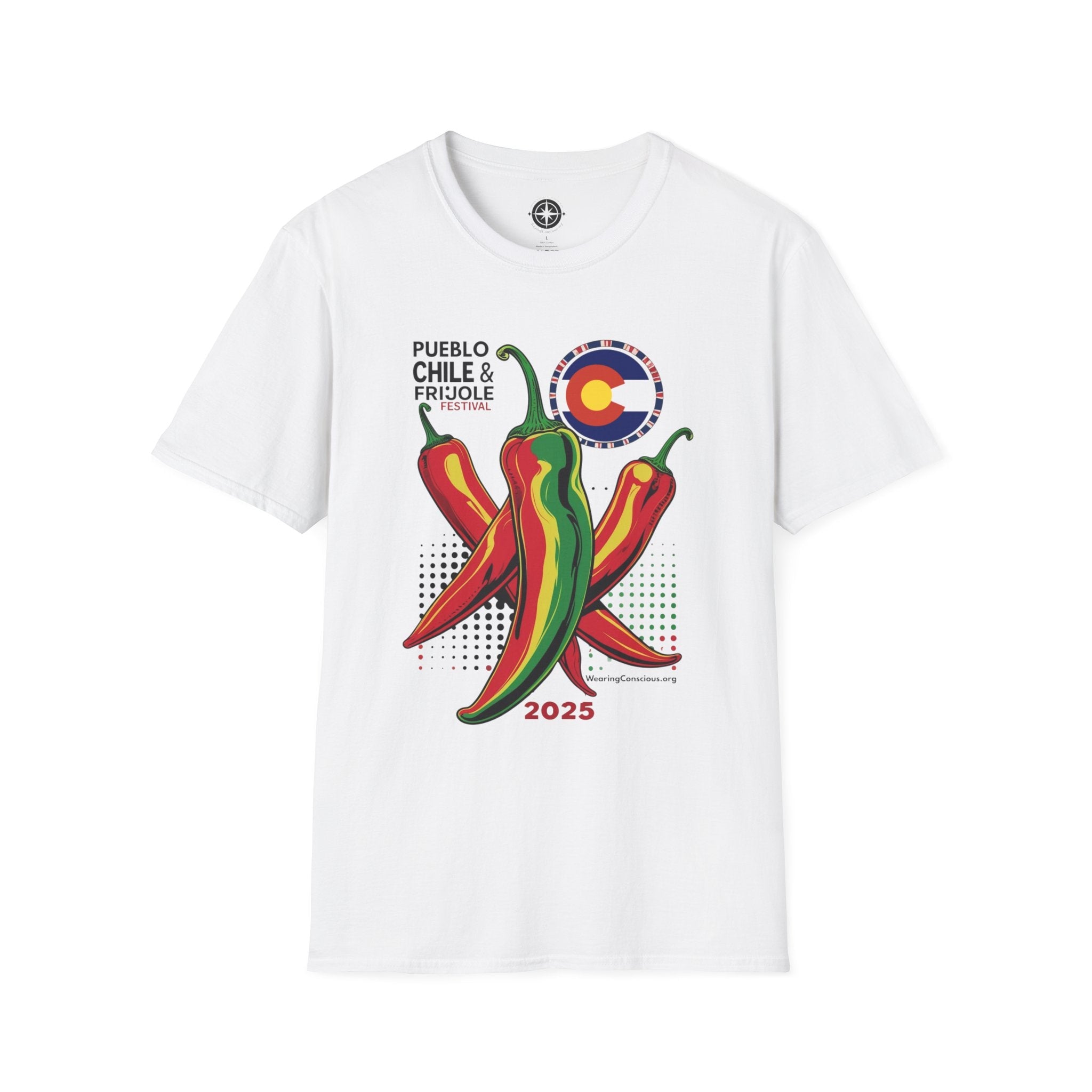 The Rung-Spun Cotton Pueblo Chile Festival Unisex Softstyle T-Shirt