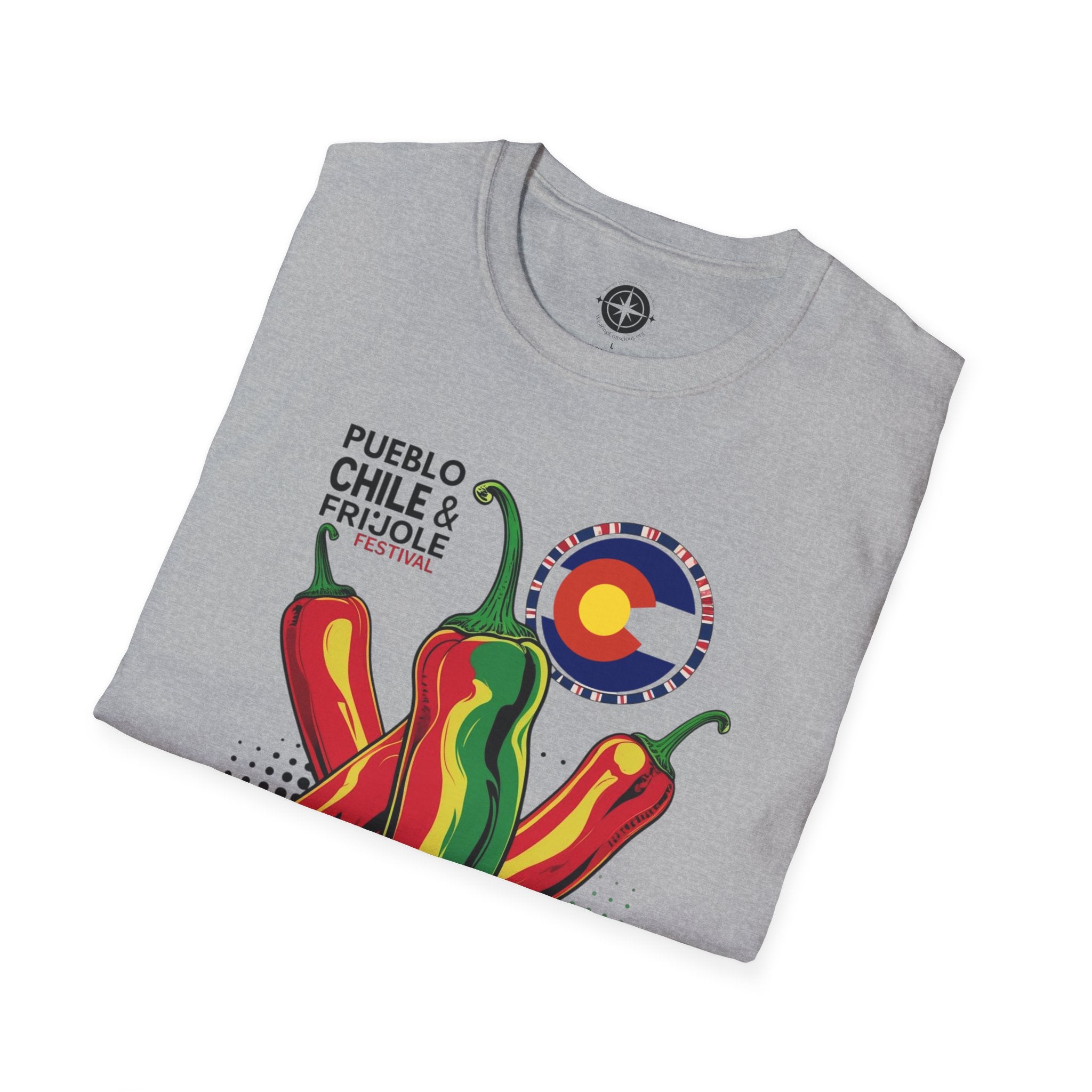 The Rung-Spun Cotton Pueblo Chile Festival Unisex Softstyle T-Shirt