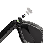 AI Smart Glasses with HD Camera and Anti-Shake Strap for Seamless Shooting